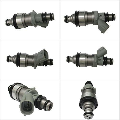 6PCS New Fuel Injectors 23250-62030 23209-62030 Fits for Toyota 4Runner 3.4L 1997-98 - Fab Heavy Parts