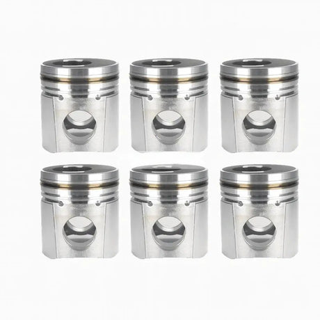 6PCS Piston 3917707 for Cummins Engine 6CT 6CTAA 6CT8.3 6CTAA8.3 - Fab Heavy Parts