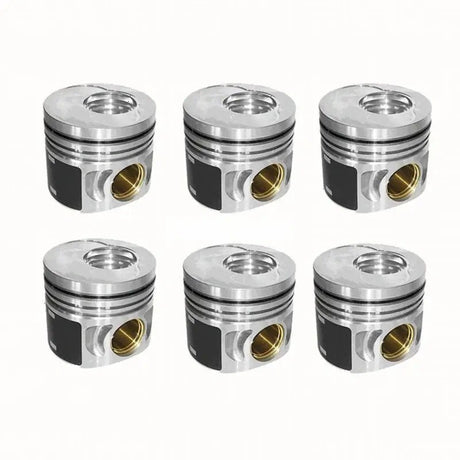 6PCS Piston 3922687 for Cummins Engine 4BTAA 6BTAA 4BT3.9 6BT 6B BGE5.9 4BT - Fab Heavy Parts
