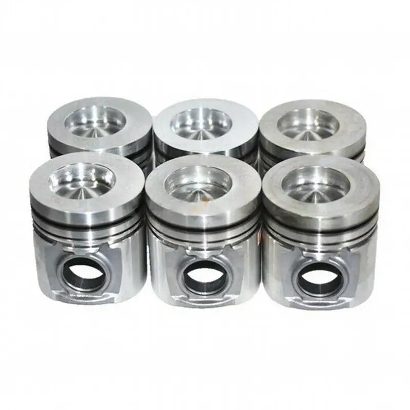 6PCS Piston 4936469 for Cummins Engine ISL 6L