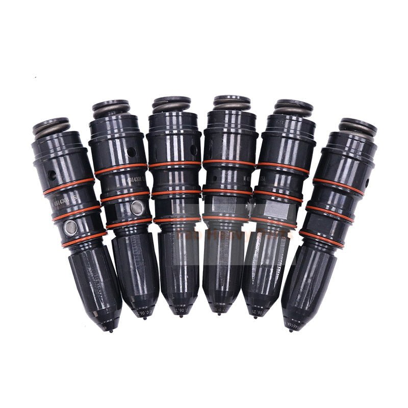 6Piece Fuel Injector 4914308 Fits for Cummins Engine NTC NH N855 NTA855 NT855 Final Clearance - Fab Heavy Parts