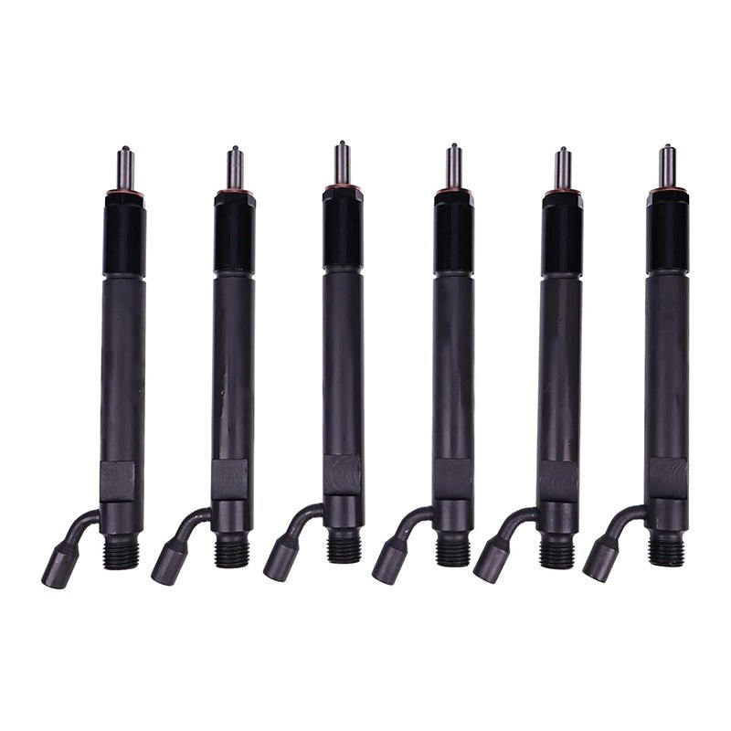 6Piece Fuel Injector 6743 - 11 - 3320 Fits for Komatsu Engine SAA6D114E - 2A SAA6D114E - 2CC Excavator PC300 - 7 PC360 - 7 - Fab Heavy Parts