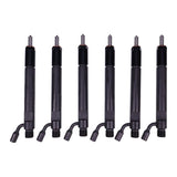 6Piece Fuel Injector 6743 - 11 - 3320 Fits for Komatsu Engine SAA6D114E - 2A SAA6D114E - 2CC Excavator PC300 - 7 PC360 - 7 - Fab Heavy Parts