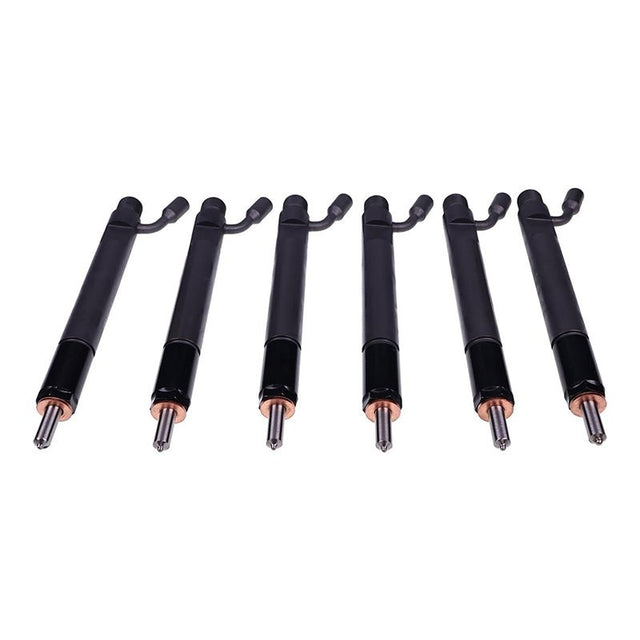 6Piece Fuel Injector 6743 - 11 - 3320 Fits for Komatsu Engine SAA6D114E - 2A SAA6D114E - 2CC Excavator PC300 - 7 PC360 - 7 - Fab Heavy Parts