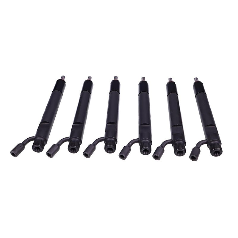 6Piece Fuel Injector 6743 - 11 - 3320 Fits for Komatsu Engine SAA6D114E - 2A SAA6D114E - 2CC Excavator PC300 - 7 PC360 - 7 - Fab Heavy Parts
