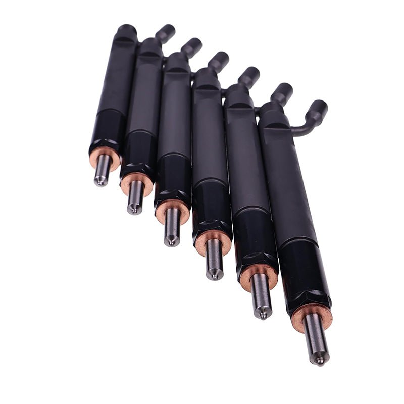 6Piece Fuel Injector 6743 - 11 - 3320 Fits for Komatsu Engine SAA6D114E - 2A SAA6D114E - 2CC Excavator PC300 - 7 PC360 - 7 - Fab Heavy Parts