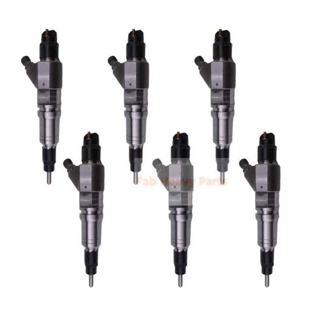 6X Common Rail Fuel Injector 0445120282 504194432 Fits for Iveco Fiat Case IH - Fab Heavy Parts