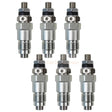 6x Fuel Injector 16600 - 05E00 Fits for Nissan Bluebird Laurel Patrol Y60 GQ RD28T 1983 - 2013 - Fab Heavy Parts