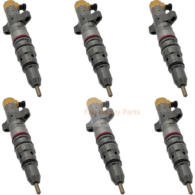 6x brandstofinjector 295-1411 Past voor Caterpillar C7 C9 Excavator 324D 325D 328D 329D