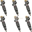 6X Fuel Injector 295 - 1411 Fits for Caterpillar C7 C9 Excavator 324D 325D 328D 329D - Fab Heavy Parts
