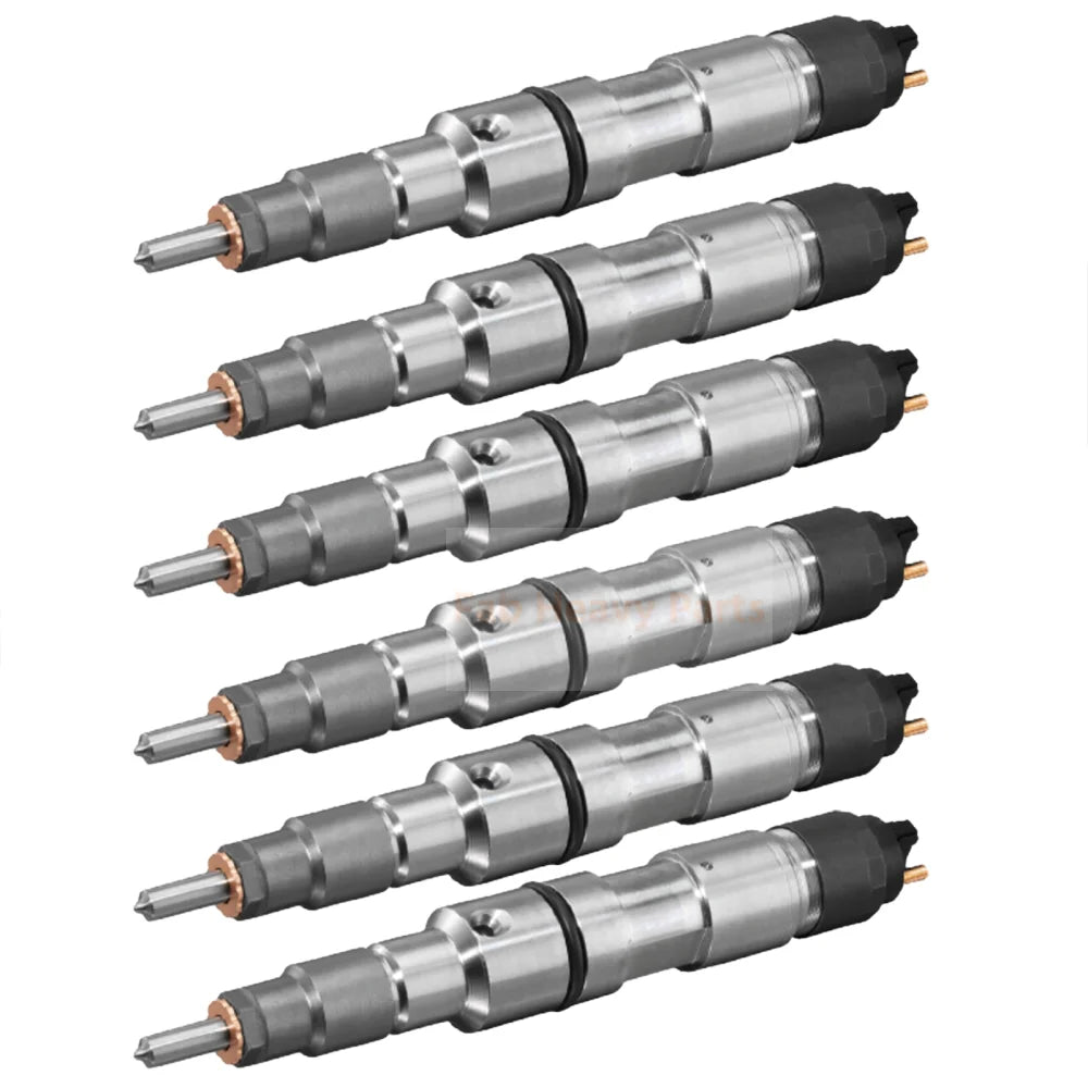 6x Fuel Injector 5010732R92 0445124010 Fits for International MaxxForce11 13 7600 8600 - Fab Heavy Parts