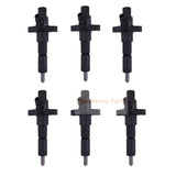6x drivstoffinjektor 9430610525 1-15300331-0 for Isuzu 4BG1 6BG1 for Hitachi Ex200 EX130