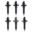 6X Fuel Injector 9430610525 1 - 15300331 - 0 for Isuzu 4BG1 6BG1 for Hitachi EX200 EX130 - Fab Heavy Parts