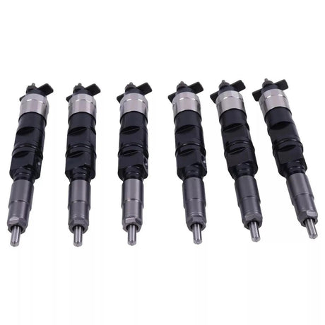 6X Fuel Injector DZ100221 SE501947 RE546776 Fits for John Deere 260E 310E 670G 770G - Fab Heavy Parts