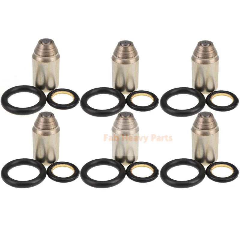 6x Fuel Injector Nozzle 2S4442 3S6638 4F4236 6H3364 8N5986 Fits For Caterpillar 3304 3306 3333C