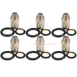 6x Fuel Injector Nozzle 2S4442 3S6638 4F4236 6H3364 8N5986 Fits For Caterpillar 3304 3306 3333C - Fab Heavy Parts