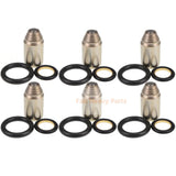 6x Fuel Injector Nozzle 2S4442 3S6638 4F4236 6H3364 8N5986 Fits For Caterpillar 3304 3306 3333C - Fab Heavy Parts