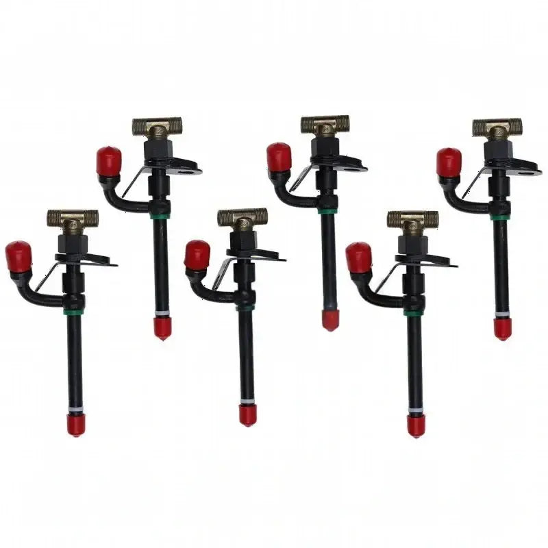6X Fuel Injector RE38087 RE36939 SE500821 Fits for John Deere 440 4400 4500 595D 690D - Fab Heavy Parts