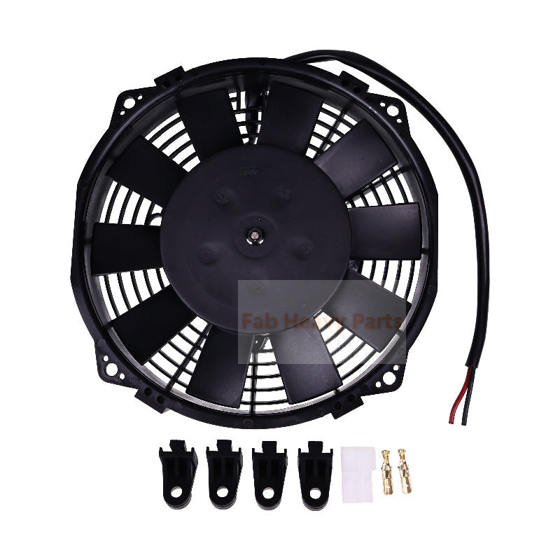7.5" Low Profile Pusher Electric Fan 30100393 VA14-AP7/C-34S 437 CFM Straight Blades