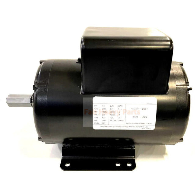 7.5HP Single Phaseb Electric Motor 36E002Y318 Fits for 230 Volts 3450 RPM 184T Frame