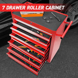 7 - Drawer Rolling Tool Chest with Wheels Multifunctional Tool Box and Storage Cabinet for Garage Workshop Repair Shop - Fab Heavy Parts