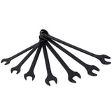 7 PCS SAE Jumbo Combination Wrench Set Extra Large SAE 1-5/16", 1-3/8", 1-1/2", 1-5/8", 1-3/4", 1-7/8", 2", Black Oxide with Storage Bag - Fab Heavy Parts
