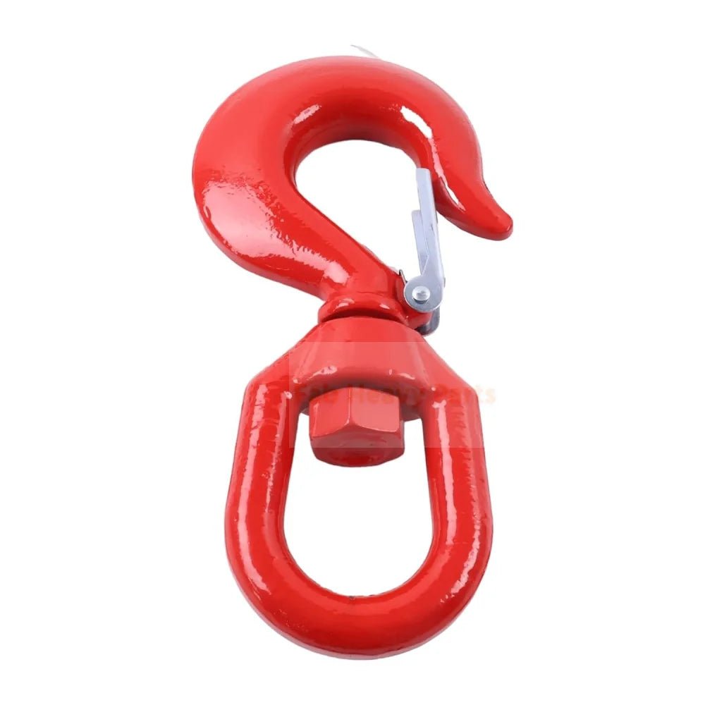 7 Ton Red Safety Swivel Hook 334/E4060 334E4060 334 - E4060 Fits for JCB Excavator Loader Telehandler Crane - Fab Heavy Parts