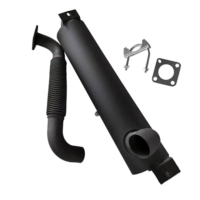 7130724 7130725 Muffler and Exhaust Pipe Kit Aftermarket Replacement For Bobcat S185 S205 T190 - Fab Heavy Parts