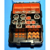 72 Piece Deutsch DTP 4-Pin Connector Kit for 12-14 AWG Solid Contacts Kit