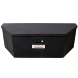 46“X18”X14.5“ Trailer Tongue Box with Lock and Keys Heavy Duty Steel 6.7 CUFT Capacity--Black