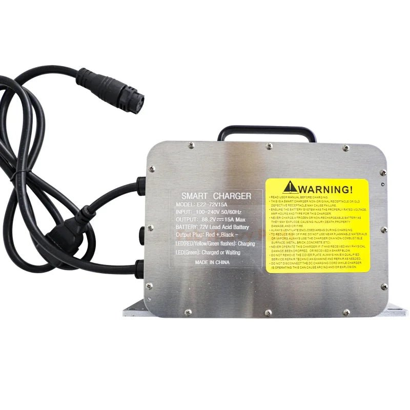 72V 15A Battery Charger Fits for GEM Bad Boy Buggies Golf Cart Buggy ATV UTV - Fab Heavy Parts