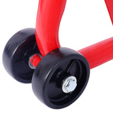 Motorcycle Stand 1000LB Sport Bike Front and Rear Wheel Lift Swingarm Paddock U--Red