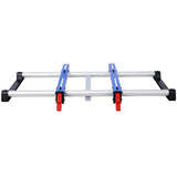 5-in-1 Portable Workbench with Detachable Miter Saw Stand & Height Adjustable Legs Scaffold/Dolly/Creeper/Platform