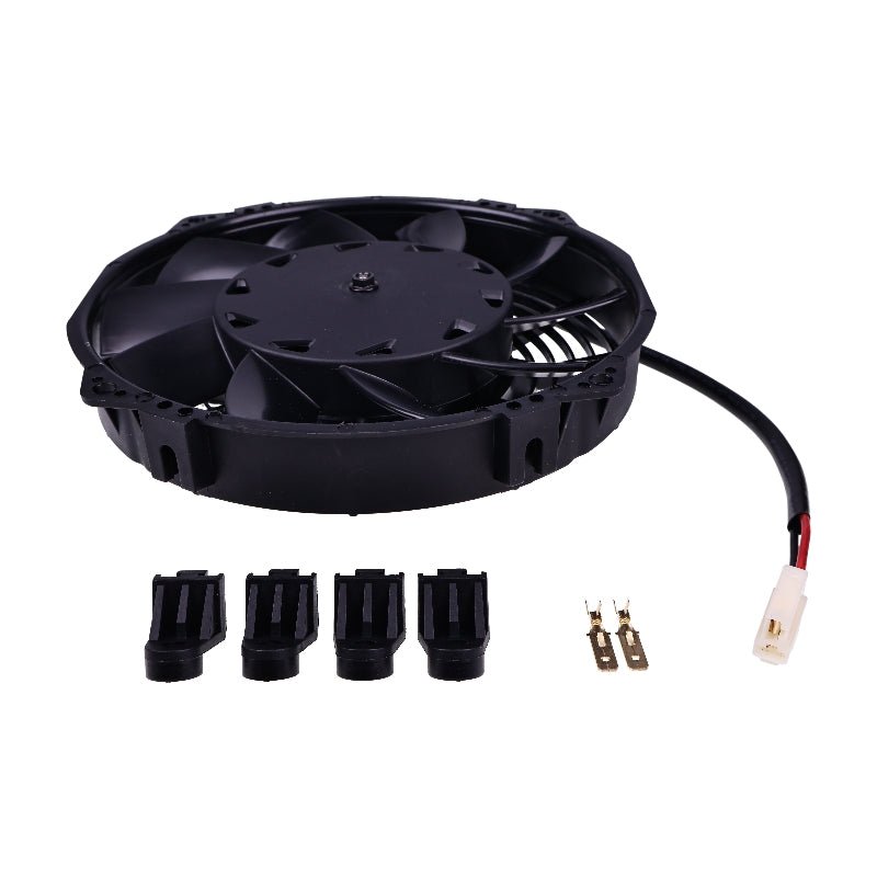 7.5" Low Profile Puller Electric Fan 437 CFM VA14-AP7/C-34A 30100358 Straight Blades - Fab Heavy Parts