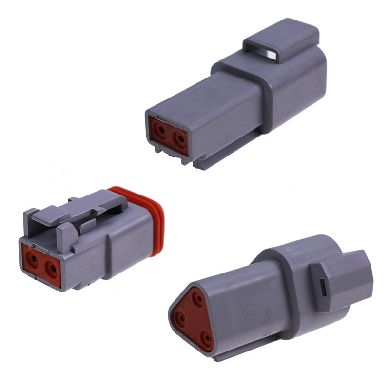 Kit de conector DT de 750 piezas DT DT04/06-2P/2S/3P/3S/4P/4S/6P/6S/08PA/08SA/12PA/12PS para 14 16 18 18 20 AWG Kit de contactos estampados