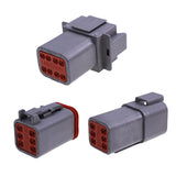 750 Piece Deutsch DT Connector Kit DT04/06 - 2P/2S/3P/3S/4P/4S/6P/6S/08PA/08SA/12PA/12PS for 14 16 18 20 AWG Stamped Contacts Kit - Fab Heavy Parts