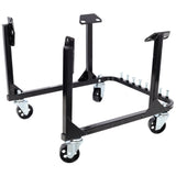 750LBS Engine Cradle with Wheels Heavy - Duty Steel Motor Holder with 4 Swivel Casters and 4 Hook Positions - Fab Heavy Parts