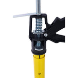 2Pack Adjustable Support Pole Steel 3rd Hand System Rod Extends from 45 to 114 Inch--Yellow