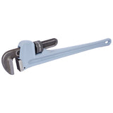 24 inch Aluminum Straight Pipe Wrench Heavy Duty Plumbers Easy to Carry Hangable Design