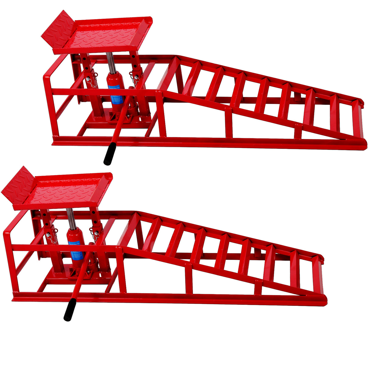 2 pack ramps itinaas garahe hydraulic black 5 ton automotive pagkumpuni frame-Red