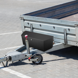 36"X12"X12" Anhängerdeichselbox mit Schloss und Schlüsseln, Karbonstahl, strapazierfähig, für den Einsatz