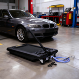 17 Gallon Low Profile Oil Drain Pan with Electric Pump