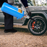 1.8Gal/7L Air Tire Bead Seater Blaster 120 PSI Handheld Bead Bazooka Portable Inflator Tool 85-116 PSI Operating Pressure