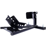 Motorcycle Front Tire Motorbike Chock for 17"-21" Wheels Locking Adjusting Stand--Black