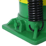 Air Hydraulic Bottle Jack 20 Ton/44029 LBS All Welded 10.2-19.7 inch Lifting Range Manual Handle and Air Pump--Green