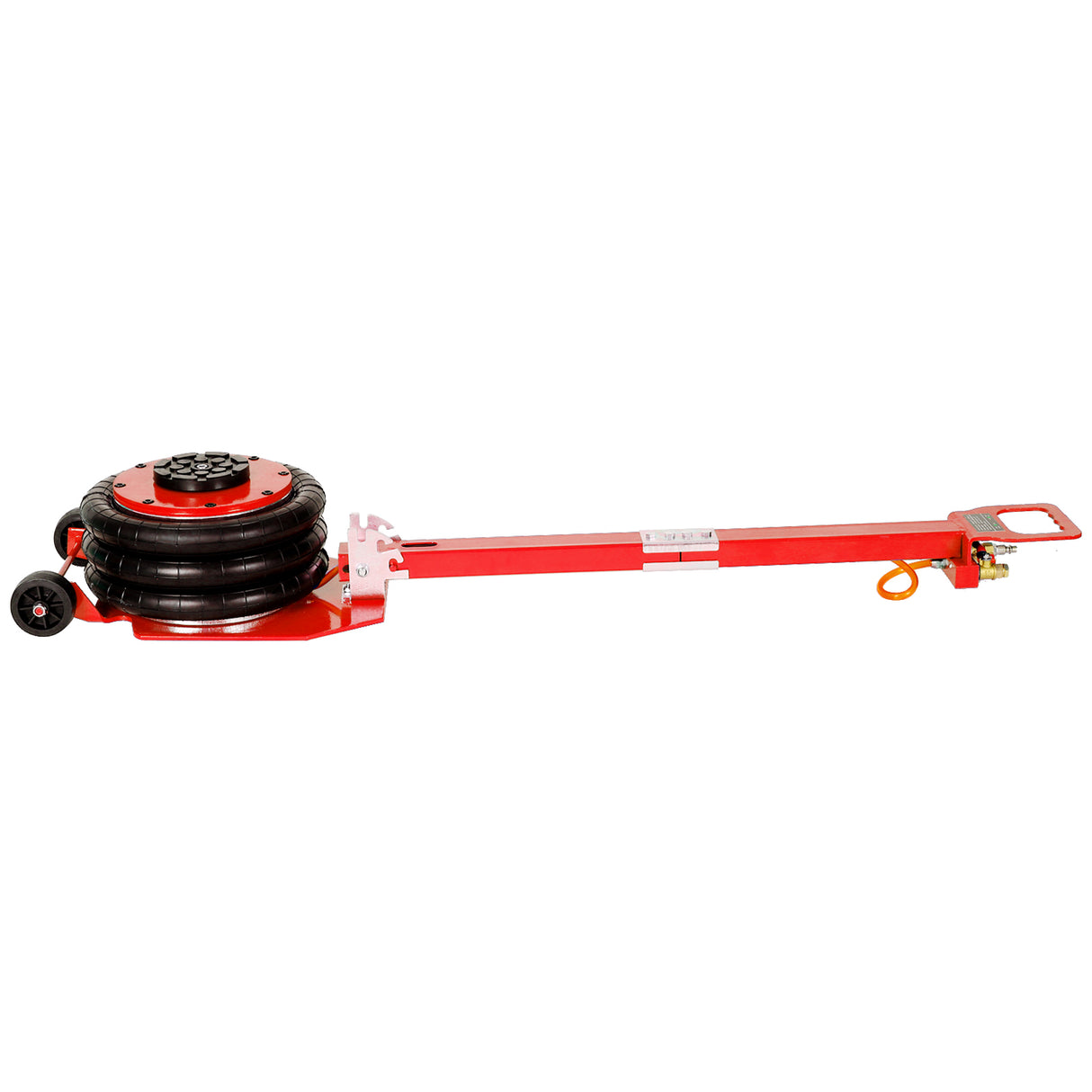 3T Triple Bag Air Jack Pneumatic Jack 3 bag Lifting 16in Capacity 6600lbs--Red