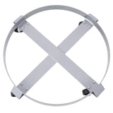 2Pcs Dolly for 55 Gallon Drums Barrel with 4 Swivel Caster Wheels Heavy Duty Steel Frame Cart with Brake