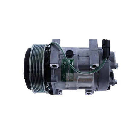 7H15 A/C Compressor 4493 with PV8 Clutch Fits for Volvo Truck VHD VNL VNM VNX - Fab Heavy Parts