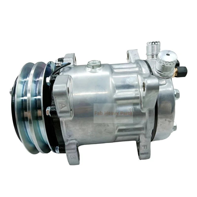 7H15HD A/C Compressor 72239750 Fits for Deutz Allis 6670 6680 6690 7600 7630 7650 8610 8630 - Fab Heavy Parts