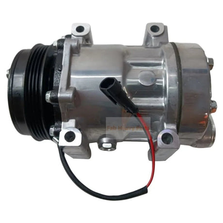 7H15SHD A/C Compressor 87802912 Fits for CASE Tractor PUMA 115 125 140 155 MAXXUM 125 100 110 120 130 115 140 MXU100 MXU110 MXU115 MXU125 - Fab Heavy Parts